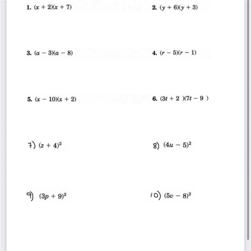 Arrange the terms of each polynomial so that the powers of X are in descending order-example-1