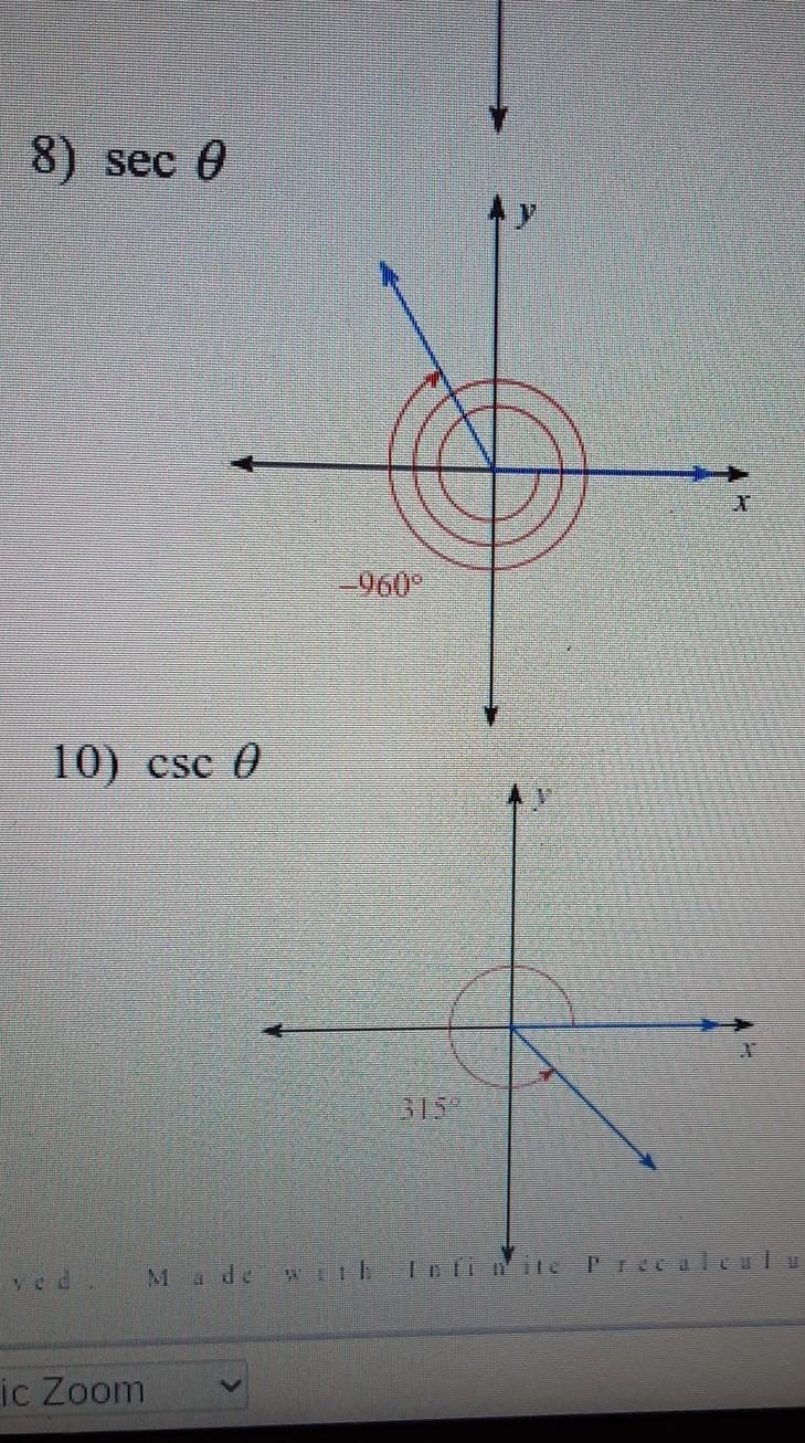 Find the exact value of each trigonometric function using the unit circle ​-example-1