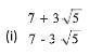 Simplify each of the following by rationalizing the denominator. please do answer-example-1