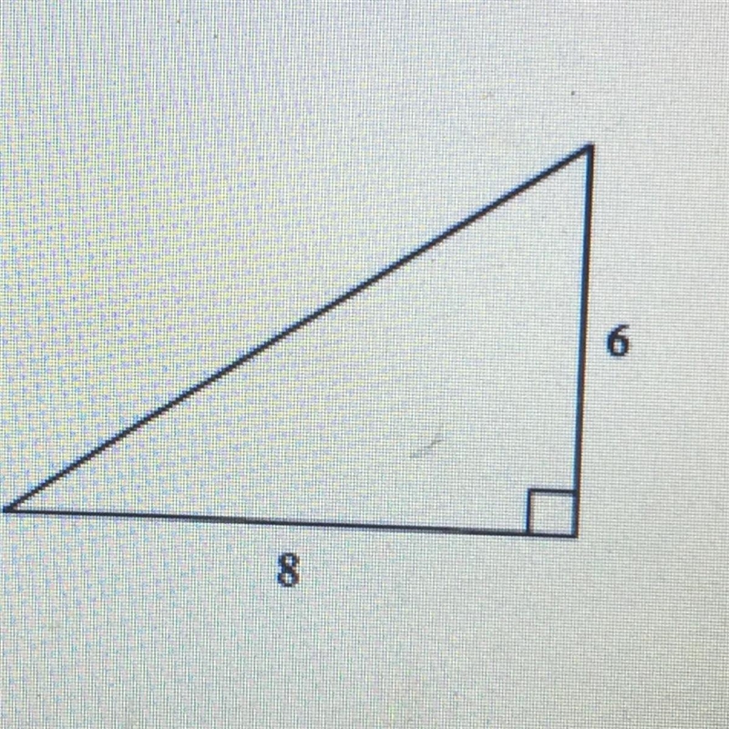 Find the length of the missing side.-example-1