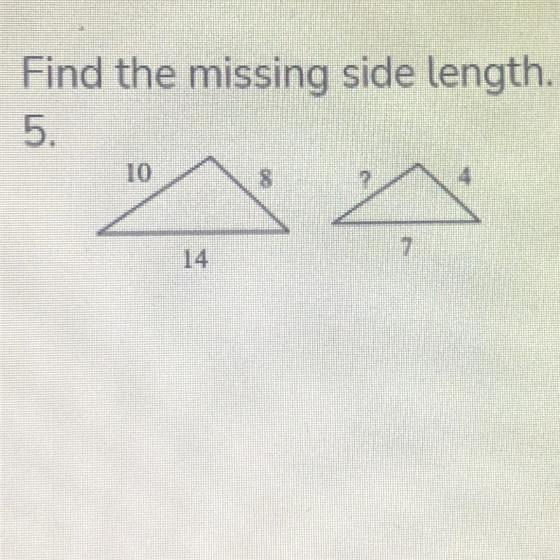 What’s the missing side length of that question-example-1