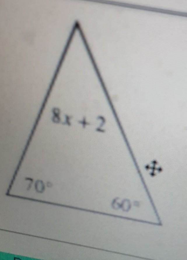 Need help please show your work find the missing angles of triangl​-example-1