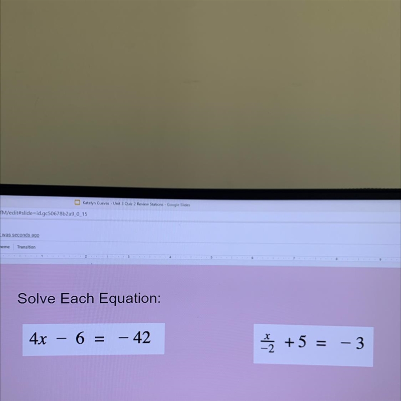 Solve each equation:-example-1