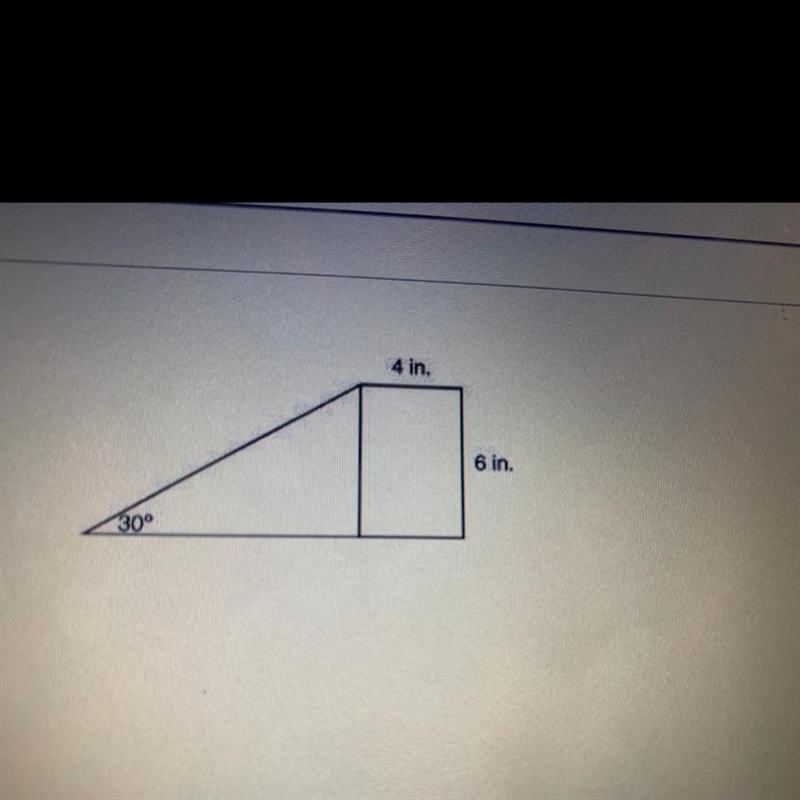 What is the area of the figure ? Round to the nearest whole number. A. 72 in.2 B. 55 in-example-1