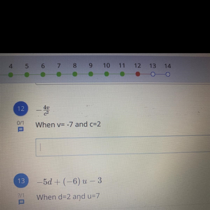 When v= -7 and C=2 look at picture-example-1