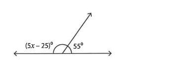 Find the value of x in the angle pair.-example-1