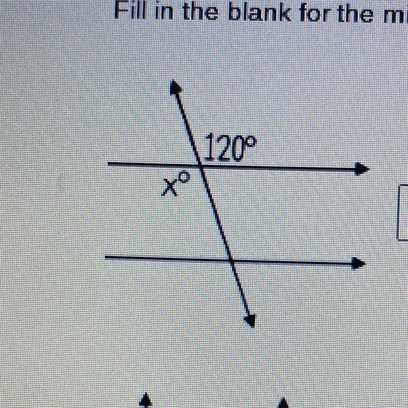 I need to find the missing angle measurement-example-1