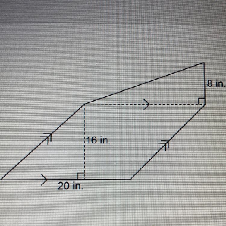 PLSSS HELP QUICK !!!!!what is the area of this figure?-example-1