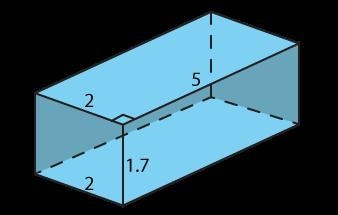 What is the volume of this prism? 28 cubic units 9 cubic units 17 cubic units-example-1