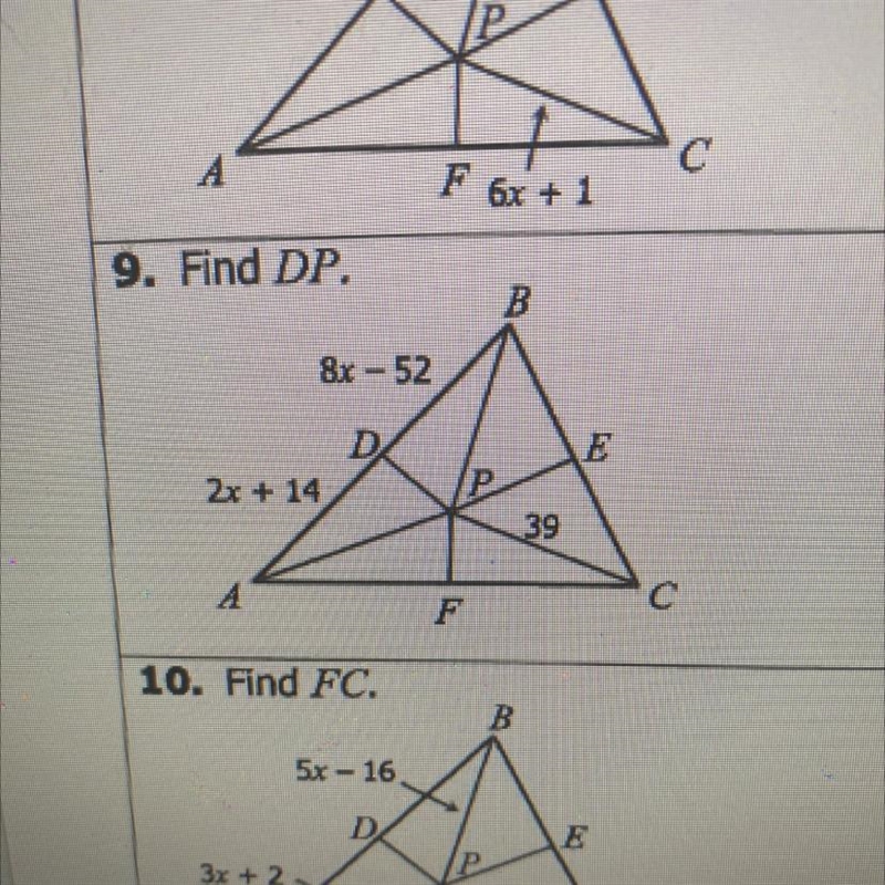 9. Find DP please help!!!!!!-example-1