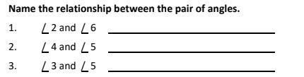 *EXTRA PTS* name the relationship between the pair of angles-example-1