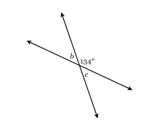 Solve for angle b and c-example-1