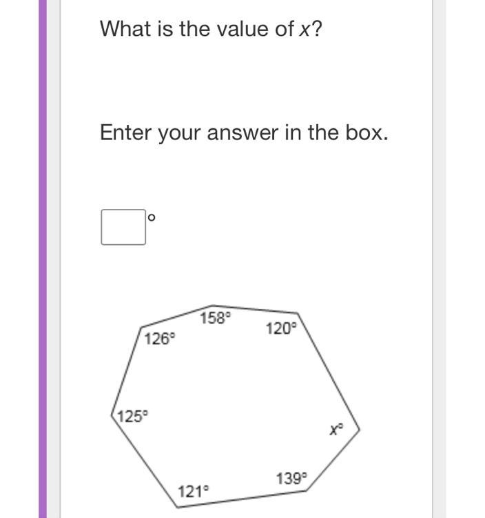 What is the value of x? Enter your answer in the box.-example-1