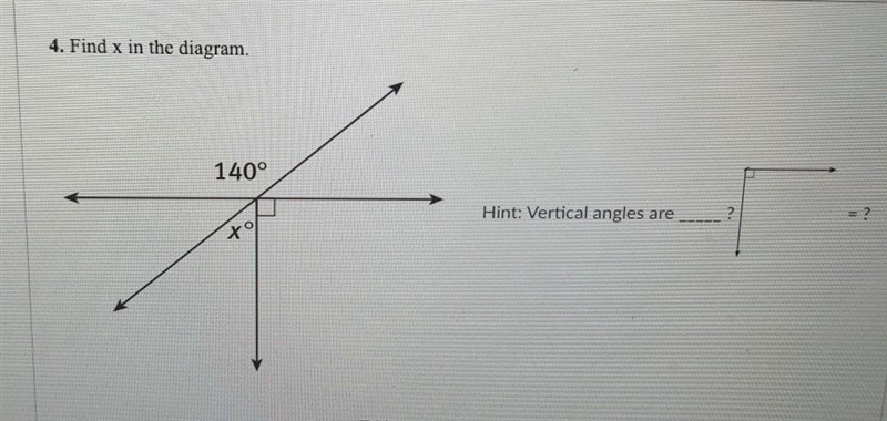 Find x in the diagram.​-example-1