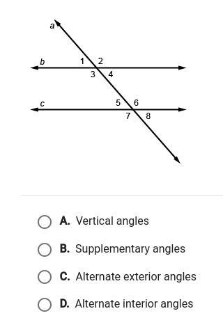 Question 3 of 5: What type of angles are angle 4 and angle 5?-example-1