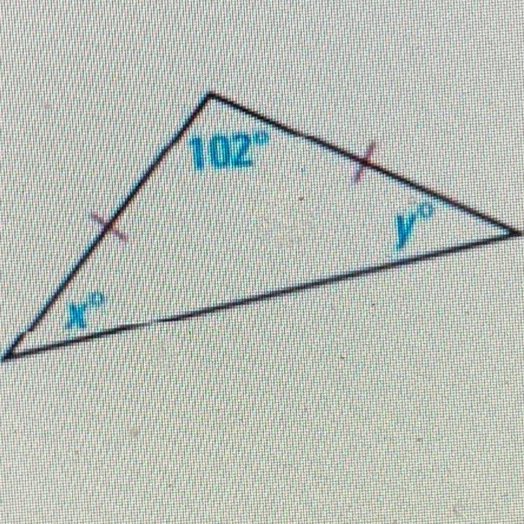 1) Find the value of x and y-example-1