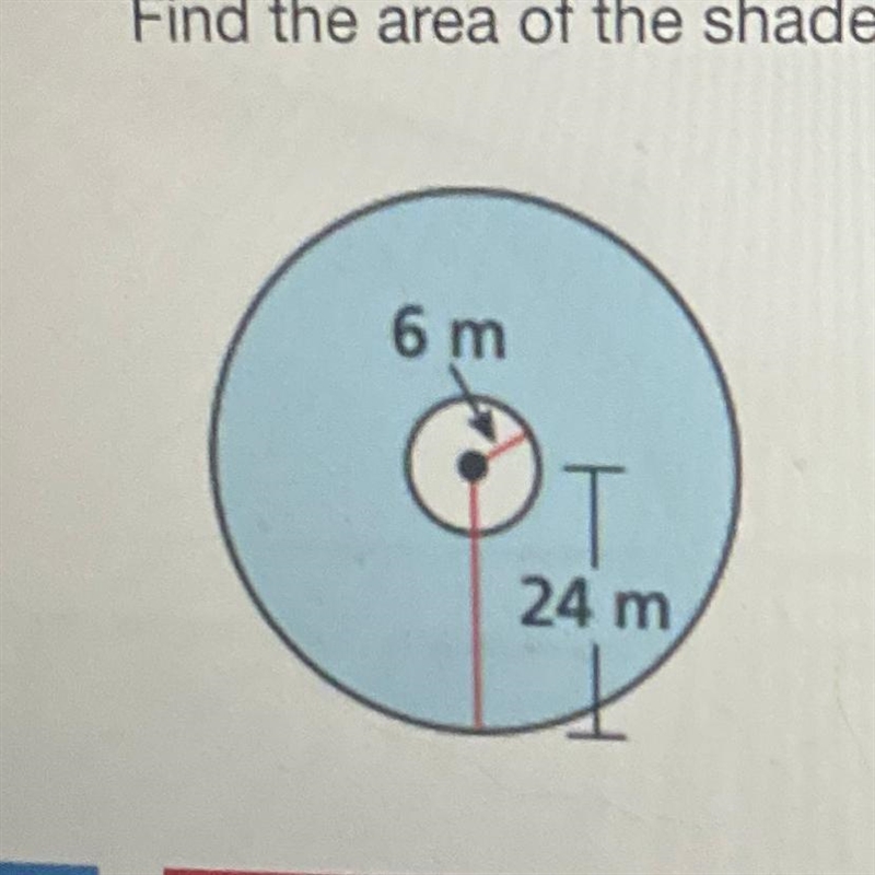 Find the area of the shaded region. Round your answer to the nearest hundredth.-example-1