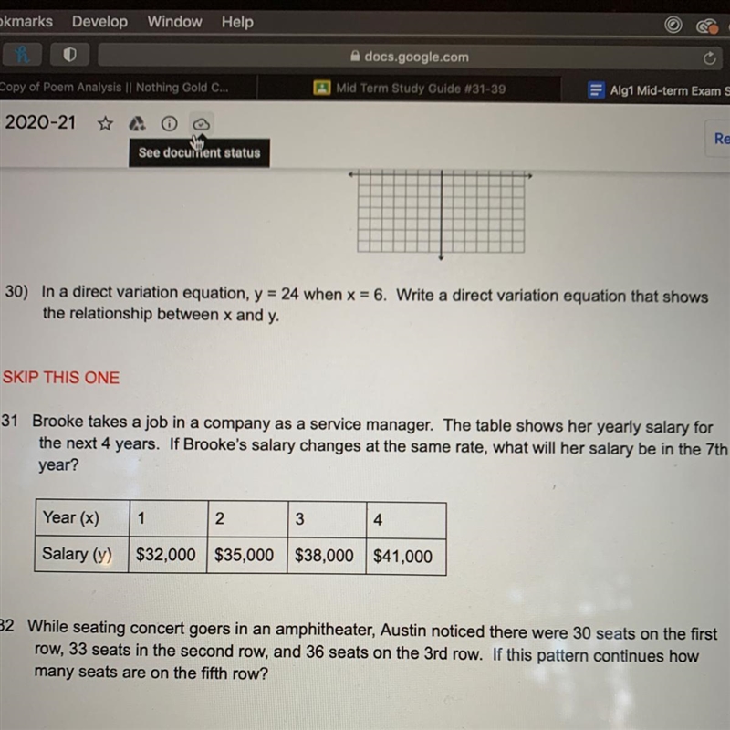 HELP THIS IS TIMED HELP WITH PROBLEM 31-example-1