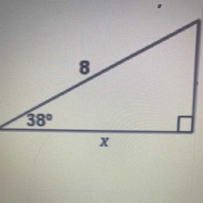 Which tool would be best to solve this problem? Pythagorean Theorem Triangle Angle-example-1