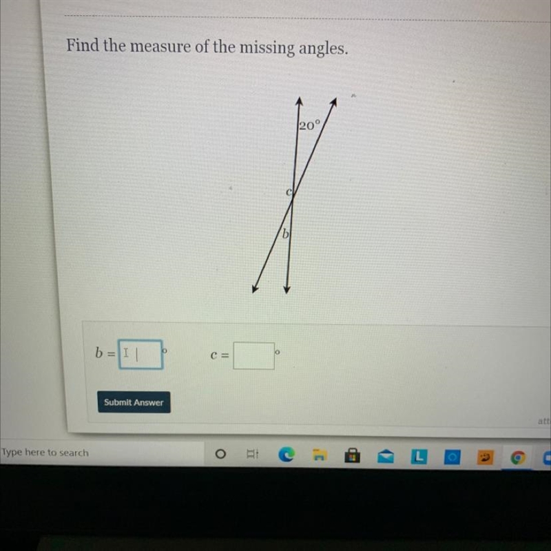 Find the measure of missing angles-example-1