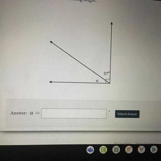 Find the measure of the missing angles.-example-1