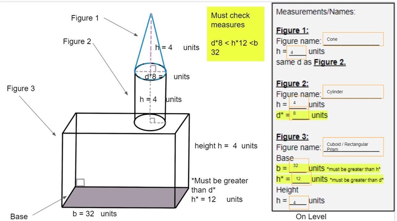 Can yall get me the volume calculations for the 3 shapes? Thank you! | Geometry-example-1