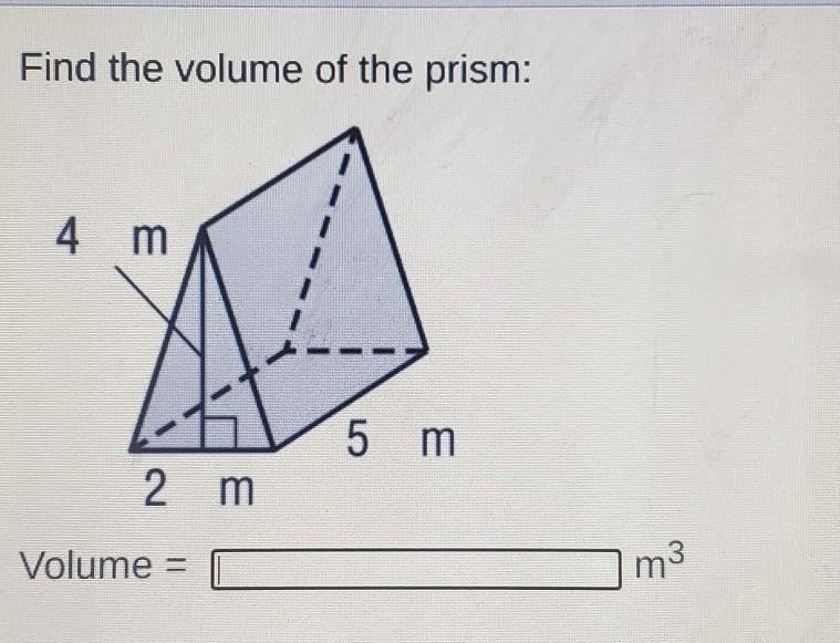 Find the volume of the prism​-example-1