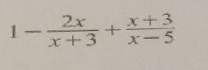 Write as a single fraction in its simplest form. how do you do this? ​-example-1