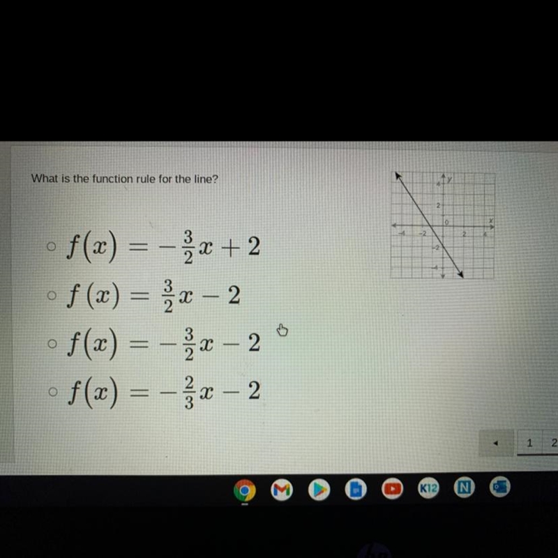 What is the function rule for the line?-example-1