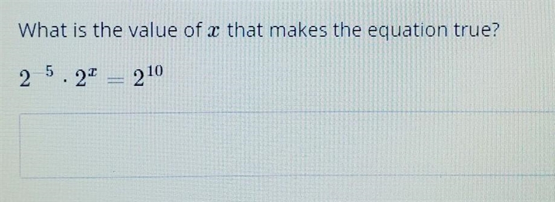 What is the value of x that makes the equation true. please help!​-example-1