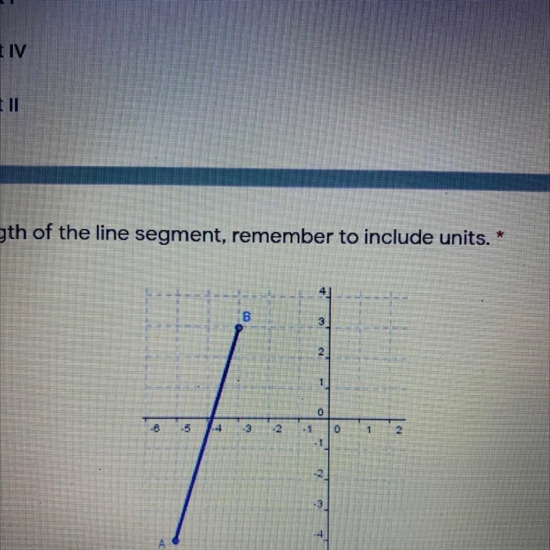 Find the length of the line segment. the points are: A: (-5,-4) B: (-3,3)-example-1