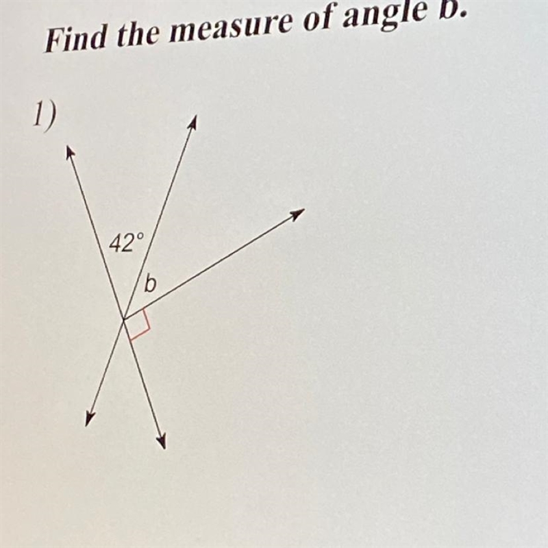 Find the measure of angle b-example-1