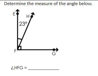 Determine the measure of the angle below.-example-1