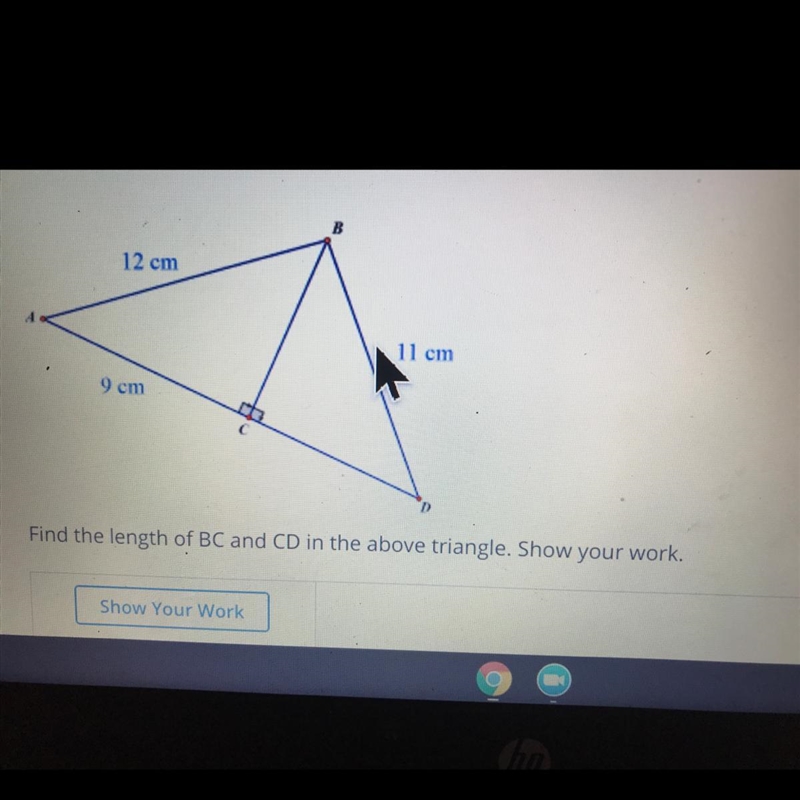 Find the length of BC and CD in the above triangle-example-1