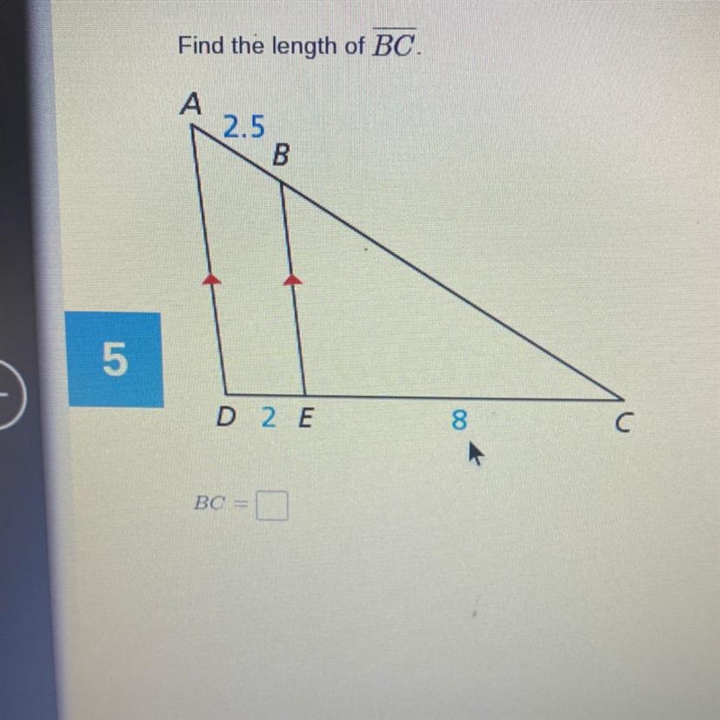 Find the length of BC.-example-1