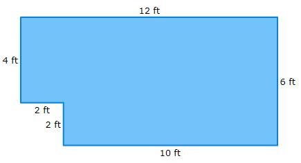 What is the area of the composite shape?-example-1