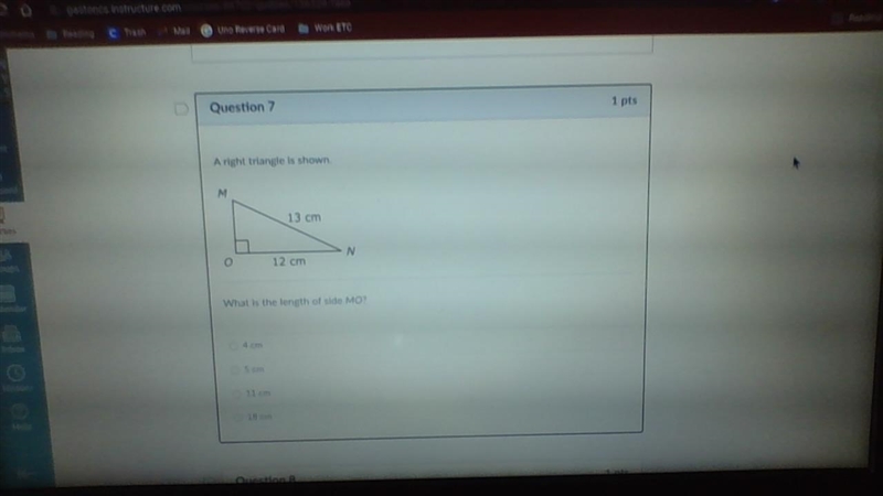 Urgent plz help this is a test answers r 4cm 5cm 11cm 18cm-example-1