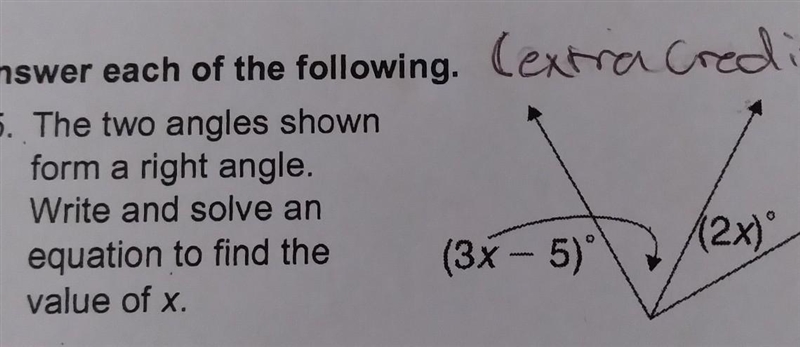 I need help with this math question for the extra credit part of my homework. use-example-1