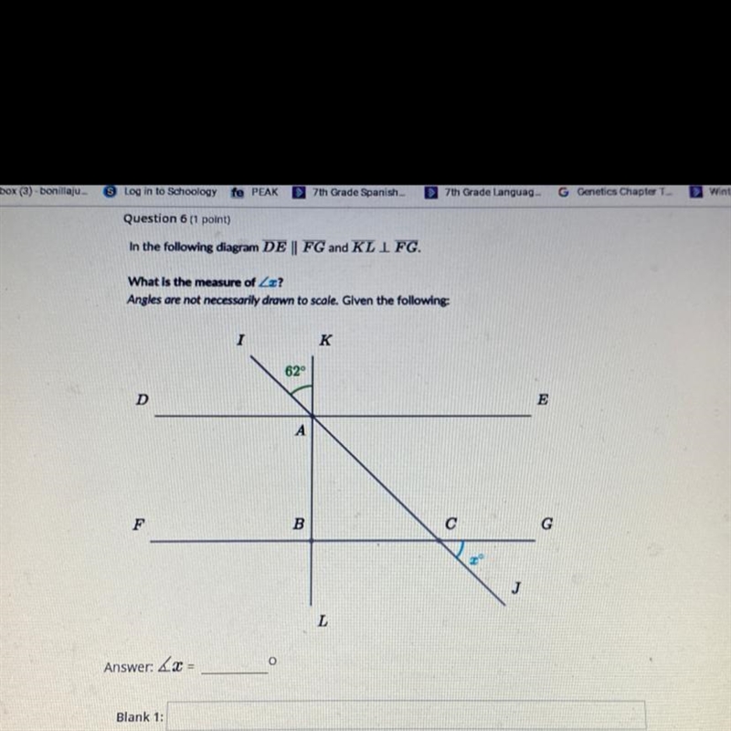 Pls help me I need this done . Look at picture . What is the measure of..-example-1