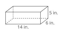 Could anyone help me find the surface area of this? I got 340 and I don't think it-example-1