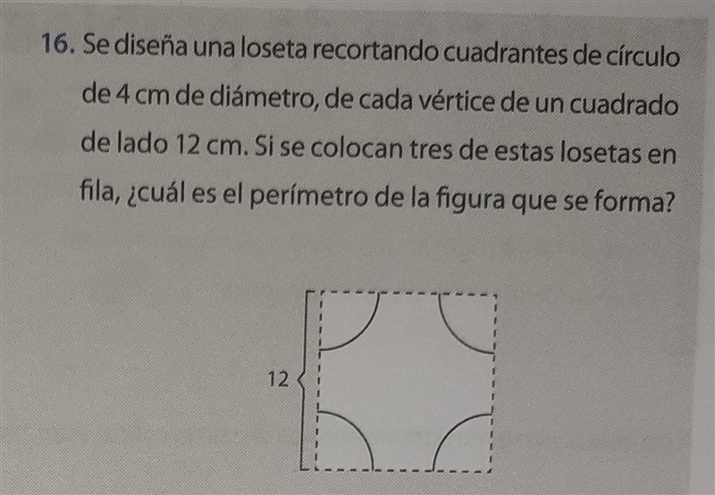 URGENTE, POR FAVOR AYUDA !!!!!!!!!!! Se diseña una loseta recortando cuadrantes de-example-1