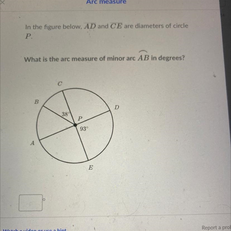 I need help with arc measure please help I beg of you-example-1