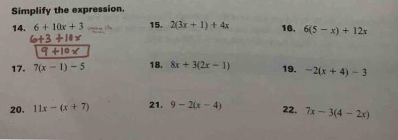 Simplify the expressions-example-1