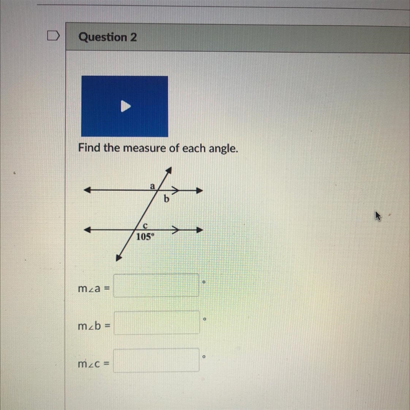 Find the measure of each angle. NEED HELP ASAP-example-1