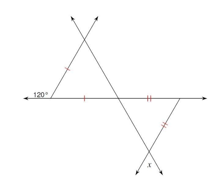 Find the value of x in the problem. show work. help please-example-1