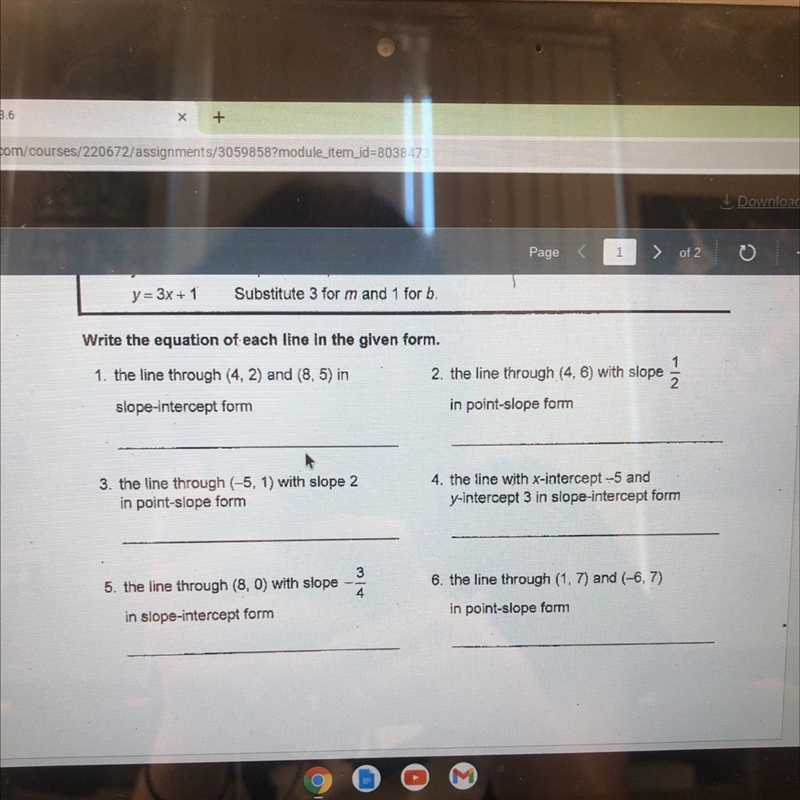 Please solve 1-6 and show your work if there is any-example-1