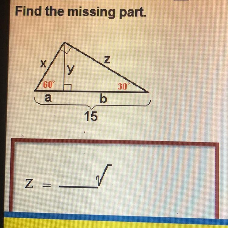 Find the missing part .-example-1