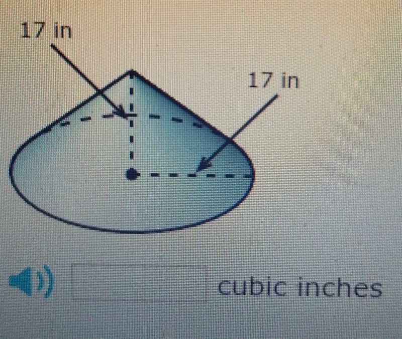 What is the volume of this cone? Use π (pi) 3.14 and round your answer to the nearest-example-1