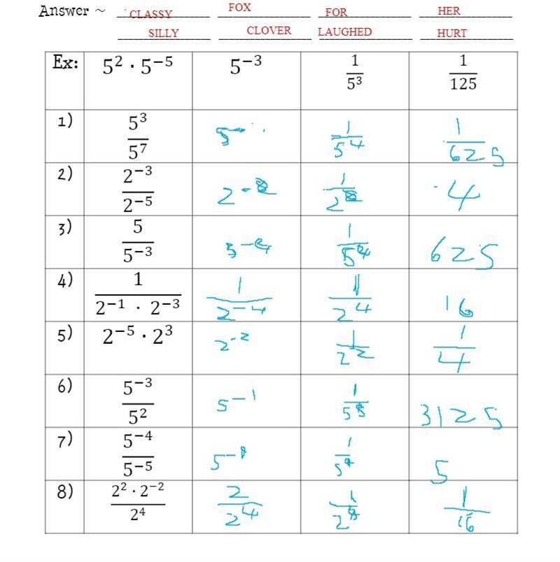 These problems are called exponents or something. I just want to make sure I got it-example-1