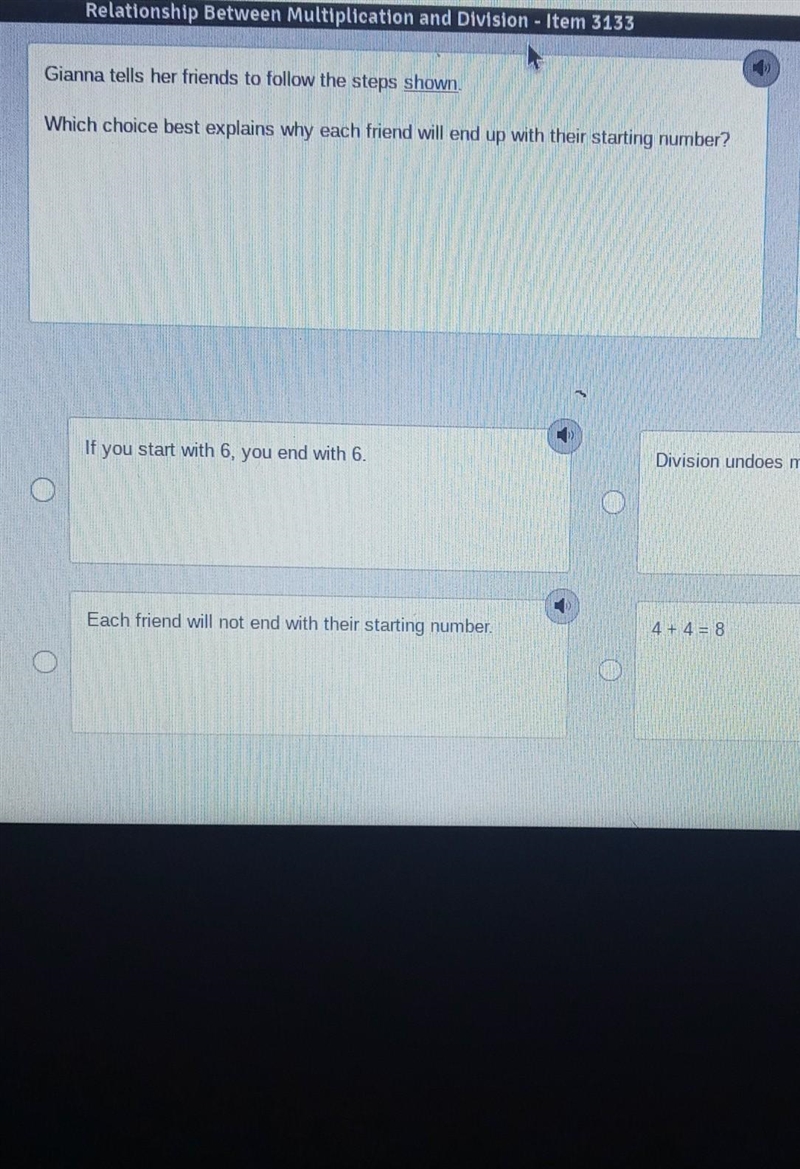 finna tells her friend to follow the steps shown which choice best explains why each-example-1